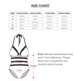 All the clouds Halter One Piece Swimsuit Women