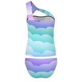 Cloudburst One-Shoulder Two-Piece Swimsuit