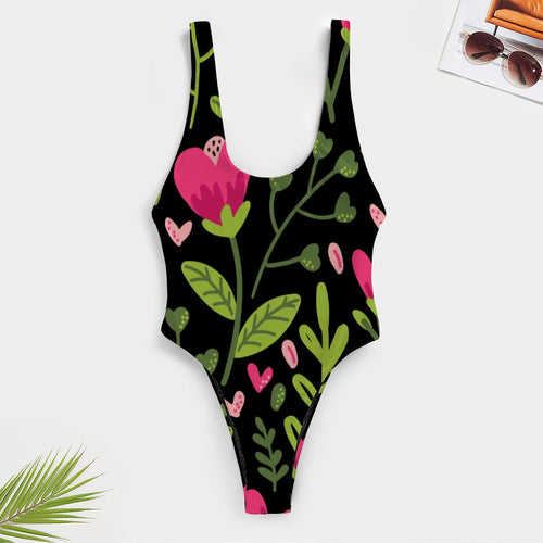 All in one Bloom High-Cut One Piece Swimsuit