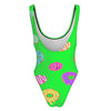 All out Doghnut High-Cut One Piece Swimsuit