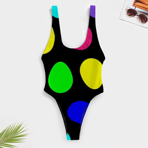 Radiance Circle High-Cut One Piece Swimsuit