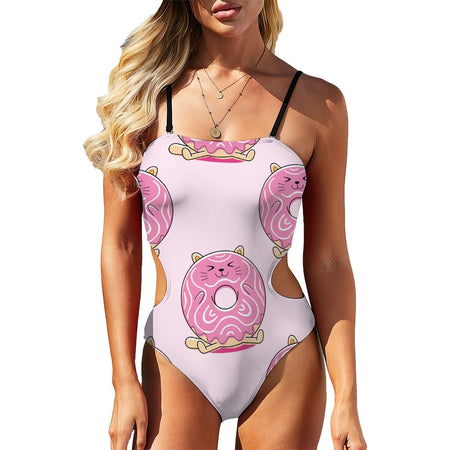 Sexy Planet Cut Out One Piece Swimsuit