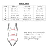 Colourful paint High-Cut One Piece Swimsuit Women