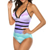 All the clouds Halter One Piece Swimsuit Women