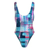 Blue Horizon Patterned Swimsuit