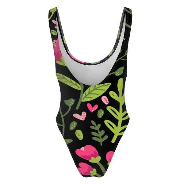 All in one Bloom High-Cut One Piece Swimsuit