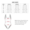 Liquid Marble High-Cut One Piece Swimsuit Women